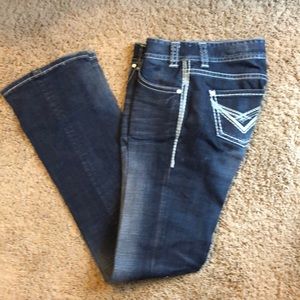 Rock N Roll cowgirl jeans size 26 inseam 36